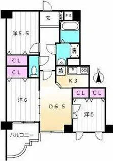 グレースハイツ岩崎【2階】の間取り