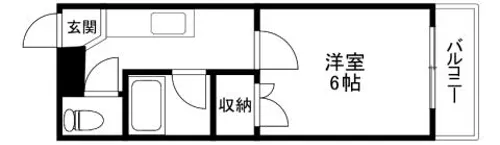 ヴィラサカイ【103号室】の間取り