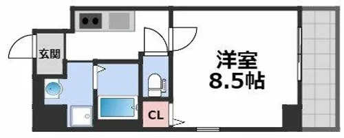 GLS小路東【4階】の間取り