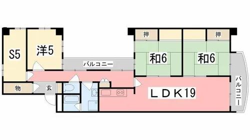 MISTRAL姫路駅南【A-06号室】の間取り