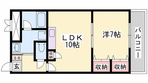住吉マンション【3C号室】の間取り