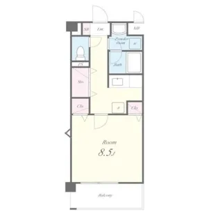 ルシェロノルテ【1階】の間取り