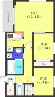 M-STYLE.STELLA【2階】の間取り