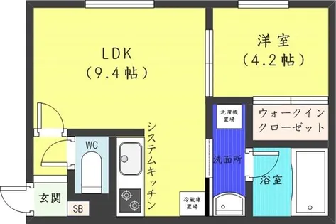 Halley View【3階】の間取り