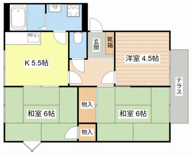 ダイヤモンドシーダー弐番館【102号室】の間取り