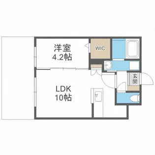 パルクヴィレN21【1階】の間取り