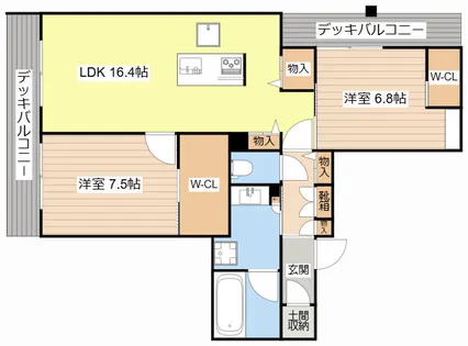 シャーメゾン草津プレミア【0102号室】の間取り