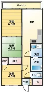 リープラス滝野社【105号室】の間取り