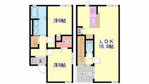 アプローズ Ⅰ【1階】の間取り