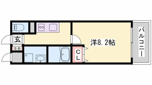 LEMIZE手柄【302号室】の間取り
