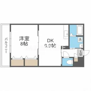 チャコーレ岡本【1階】の間取り