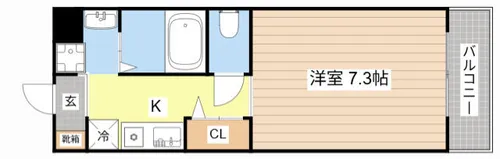 IORビル【405号室】の間取り
