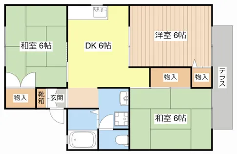 ボナールシャトーA【103号室】の間取り