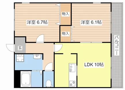バローゼ8【201号室】の間取り
