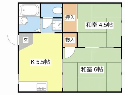 田中ハイツ【103号室】の間取り