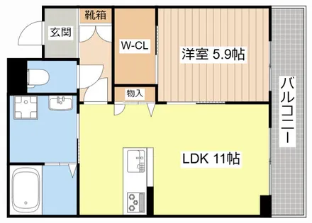 DAINAK T【0203号室】の間取り