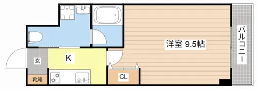 R-Ⅱコート【6階】の間取り