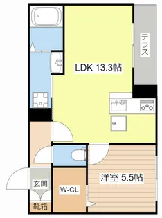 グランラック【0101号室】の間取り