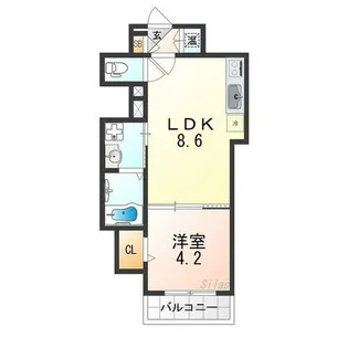 アトムハウスⅡ号館【2階】の間取り