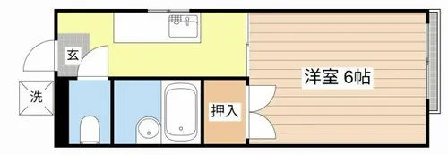 チハマハイツ【201号室】の間取り