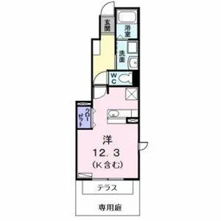 サンリット【101号室】の間取り