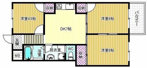 SAMURAIマンション【4階】の間取り