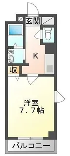 GROOVE守口駅前【6階】の間取り