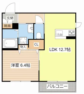 グランラック【0202号室】の間取り