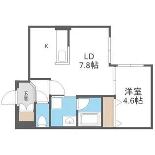 Villa 41 KOTONI SAPPORO【3階】の間取り