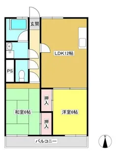 コーポ吉田【3-B号室】の間取り