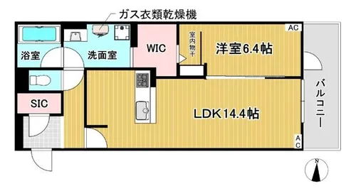 Daiwa City Nakasakurazuka【1階】の間取り