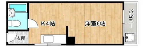 プレアール新今里Ⅴ【4階】の間取り