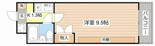 センチュリー柴田【1305号室】の間取り