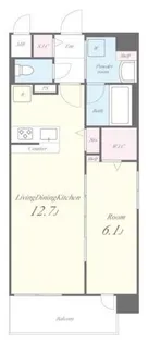 GALLERIA VILLA(ガレリアヴィラ) 中央通りⅠ【4階】の間取り