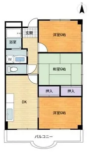 サンライフタウン古市【301号室】の間取り