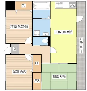 ファインヴィレッジ【301号室】の間取り