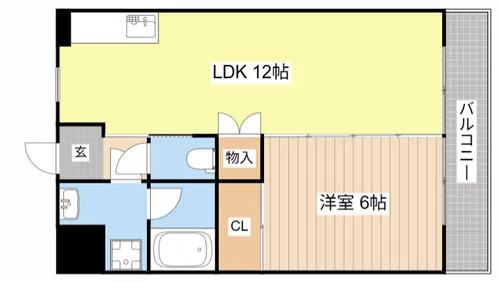 フラワー5番館【513号室】の間取り