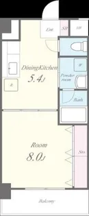 イーストコーストヴィラ【4階】の間取り