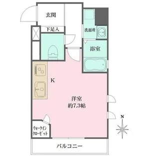 ER COURT王子公園【302号室】の間取り