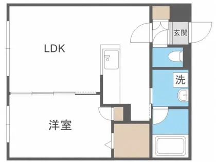 カヌレ【4階】の間取り