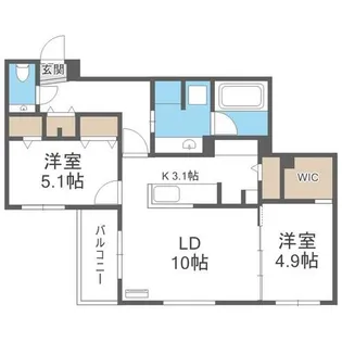Leialii511【1階】の間取り