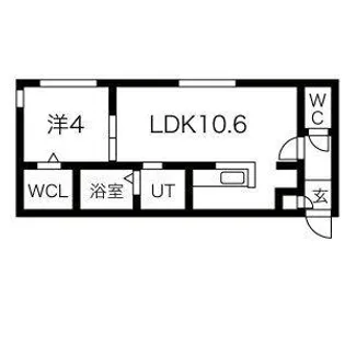 ラ・メゾン宮の沢【4階】の間取り