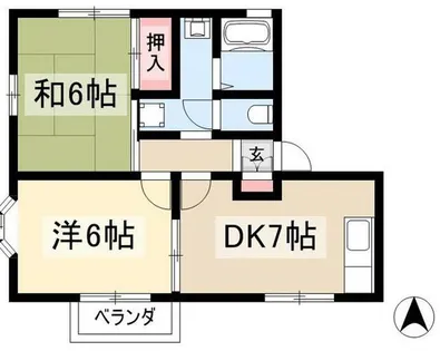 アルタビスタ【2階】の間取り