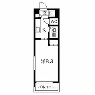 ピュア・オータム【306号室】の間取り