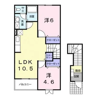 グランド キューブ【2階】の間取り