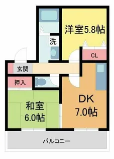 リーフ【1階】の間取り