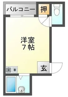 アルコバレーノ【4階】の間取り