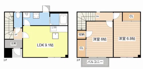 Branche1043【5号室】の間取り