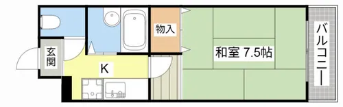 グリーンコート【0506号室】の間取り