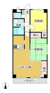 フォルトゥーナ【202号室】の間取り